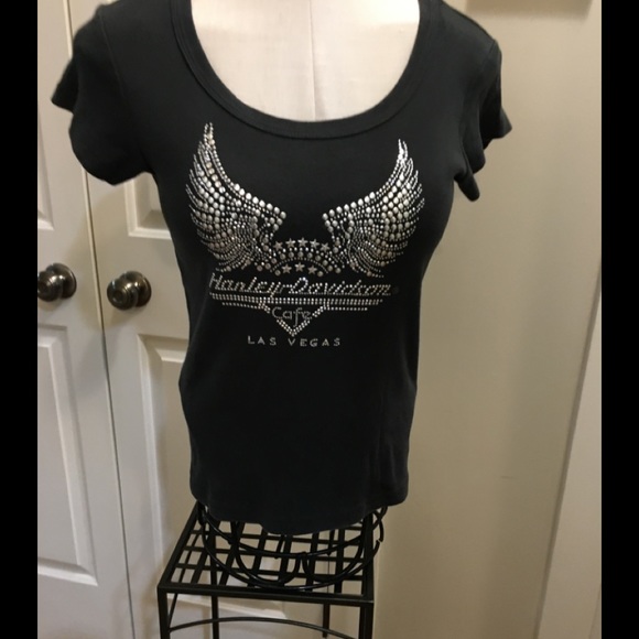 3/25🌸Harley Davidson tee - Picture 1 of 5